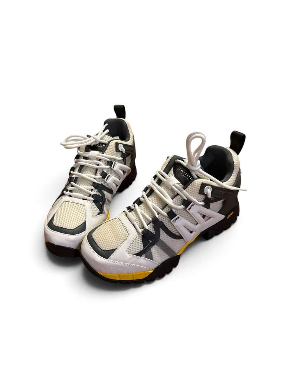 Sandro H14 Space White Yellow Hiking Sneaker Shoes